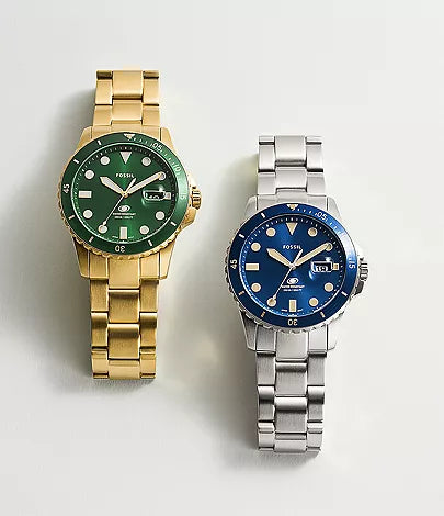 Fossil on sale blue gold