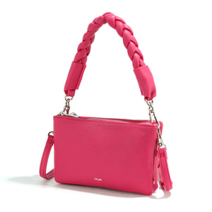 CO-LAB Big Braid "TESTA" Crossbody - Beetroot