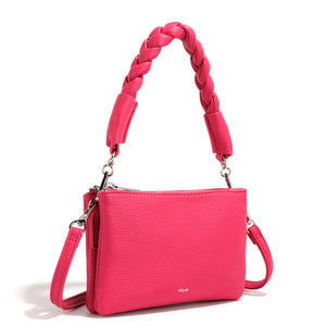 CO-LAB Big Braid "TESTA" Crossbody - Beetroot