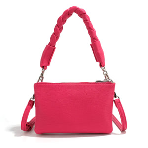 CO-LAB Big Braid "TESTA" Crossbody - Beetroot