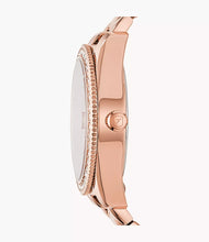 Load image into Gallery viewer, Scarlette Three-Hand Date Rose-Gold-Tone Stainless Steel Watch
