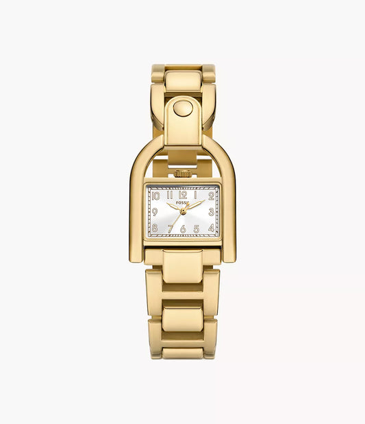 Harwell Three-Hand Gold-Tone Stainless Steel Watch