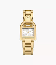 Load image into Gallery viewer, Harwell Three-Hand Gold-Tone Stainless Steel Watch
