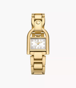 Harwell Three-Hand Gold-Tone Stainless Steel Watch