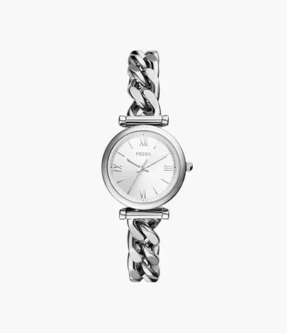 Carlie Three-Hand Stainless Steel Watch