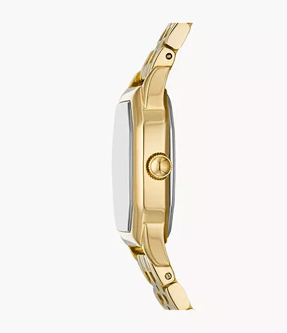 Harlow Three-Hand Gold-Tone Stainless Steel Watch