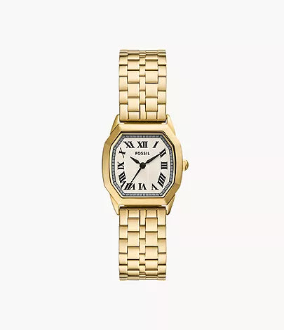 Harlow Three-Hand Gold-Tone Stainless Steel Watch