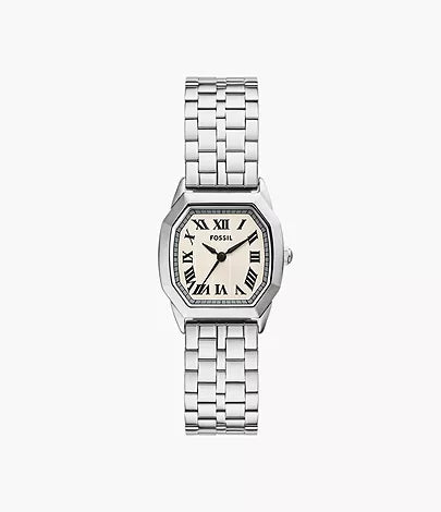 Harlow Three-Hand Stainless Steel Watch