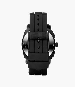 Machine Chronograph Black Silicone Watch