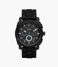 Load image into Gallery viewer, Machine Chronograph Black Silicone Watch
