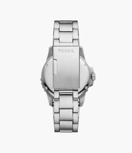 Load image into Gallery viewer, Fossil Blue Dive Three-Hand Date Stainless Steel Watch
