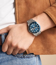 Load image into Gallery viewer, Fossil Blue Dive Three-Hand Date Stainless Steel Watch
