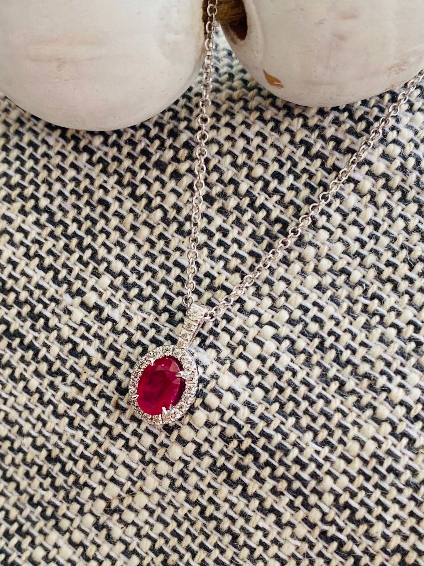 Ruby and Diamond Necklace