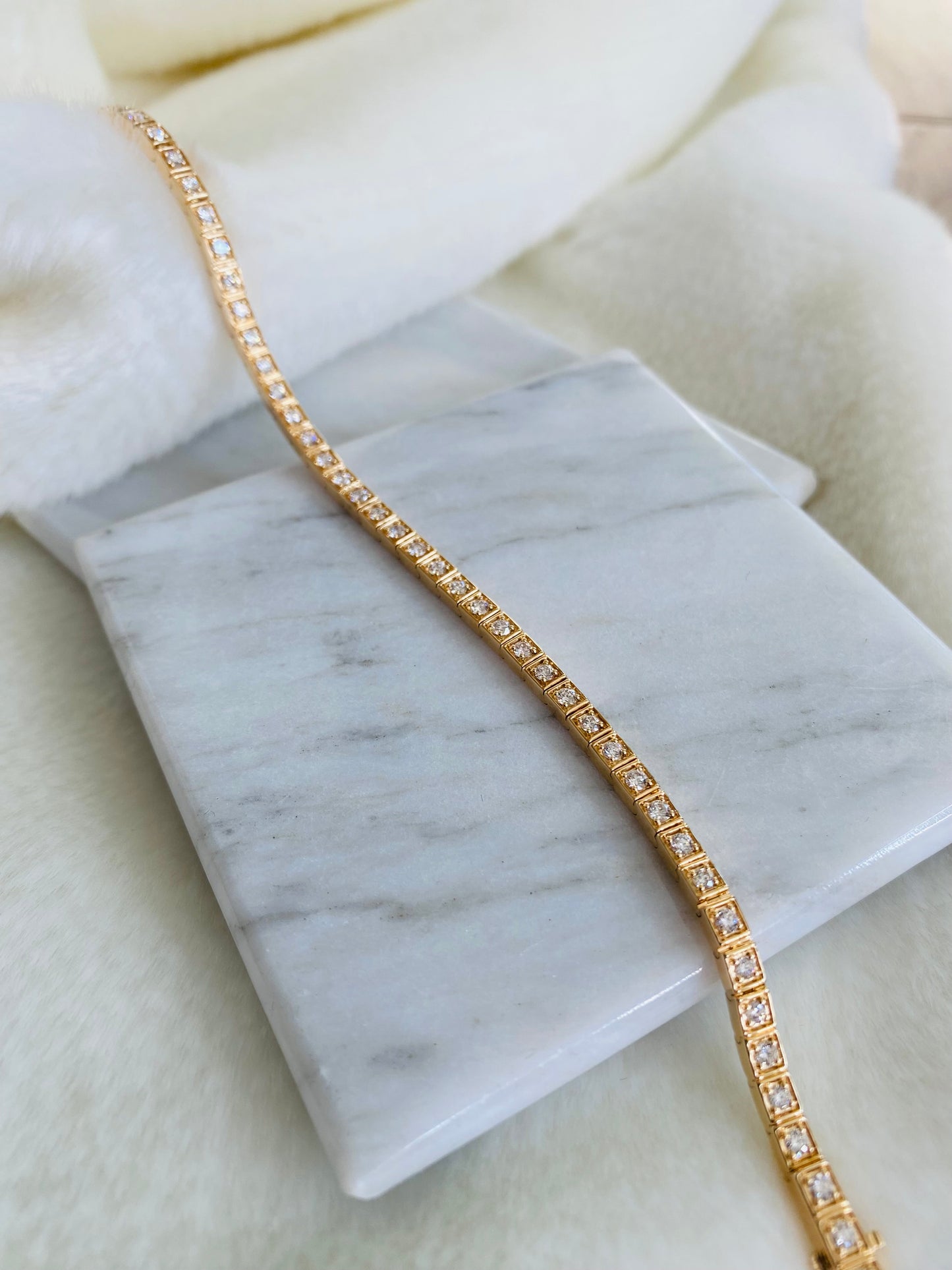 Canadian Diamond Tennis Bracelet 1.54cts