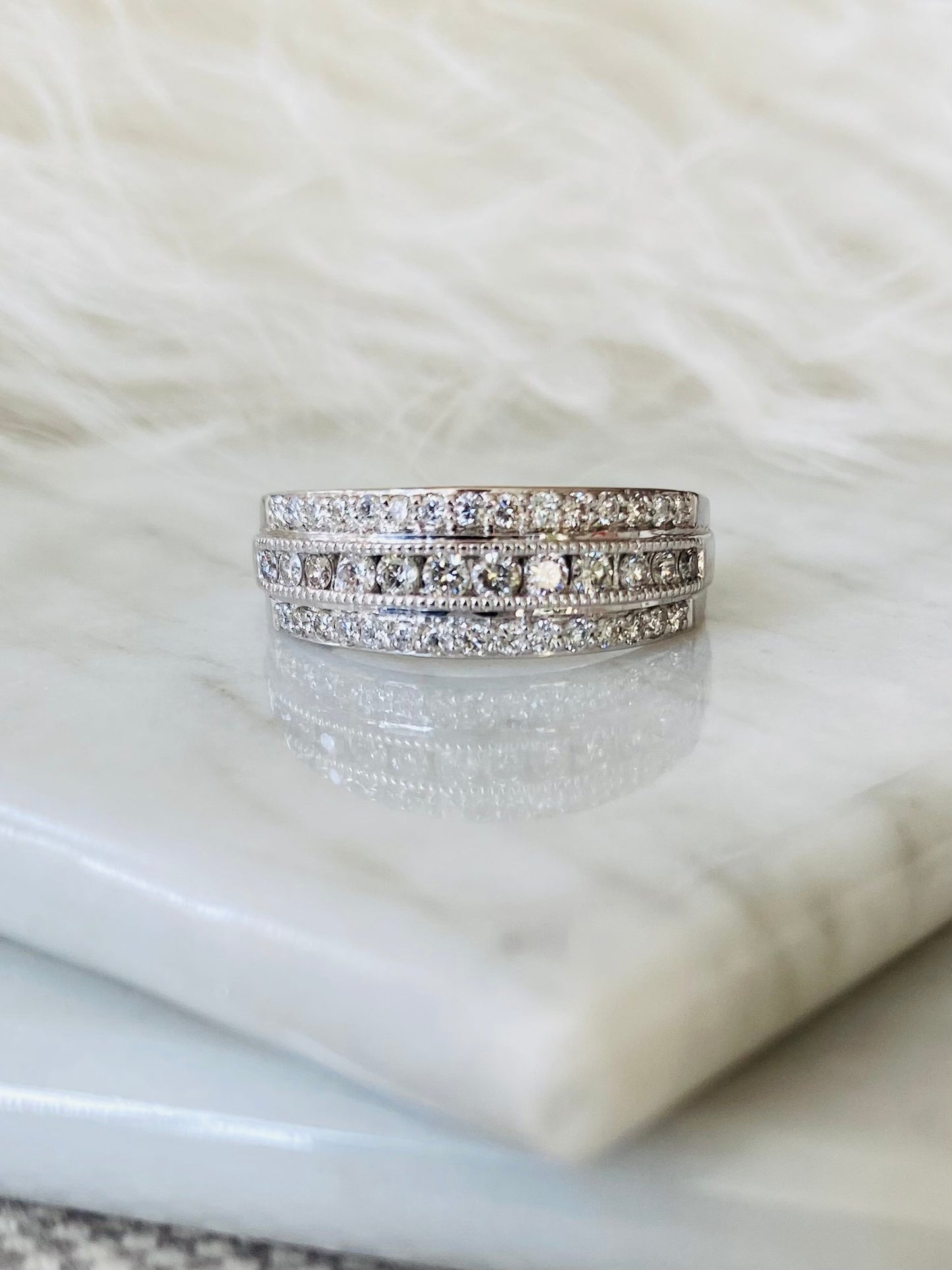 White Gold Diamond Ring