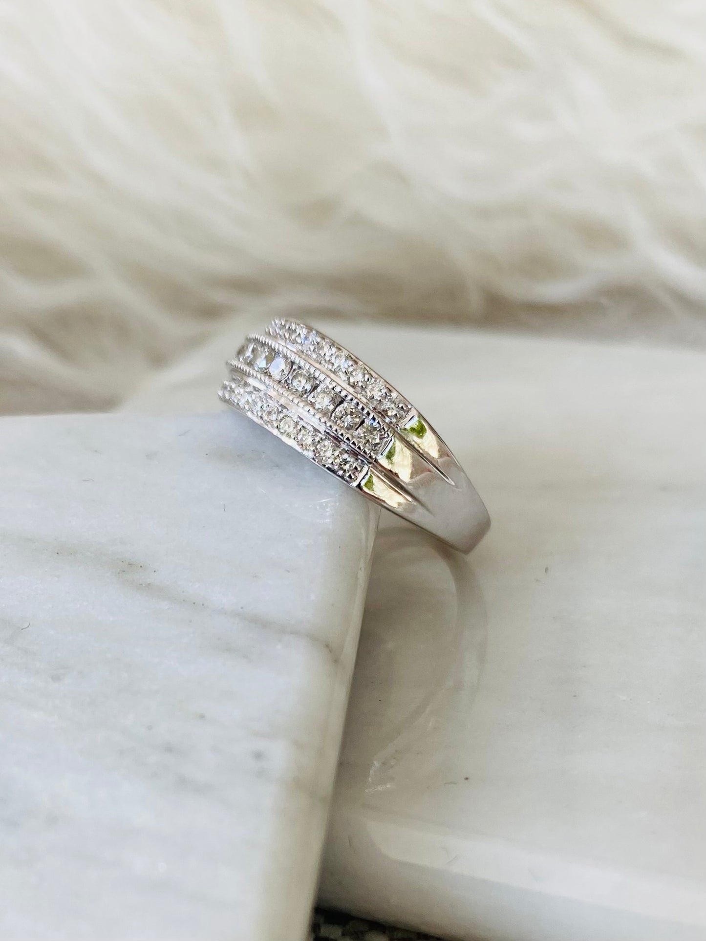 White Gold Diamond Ring