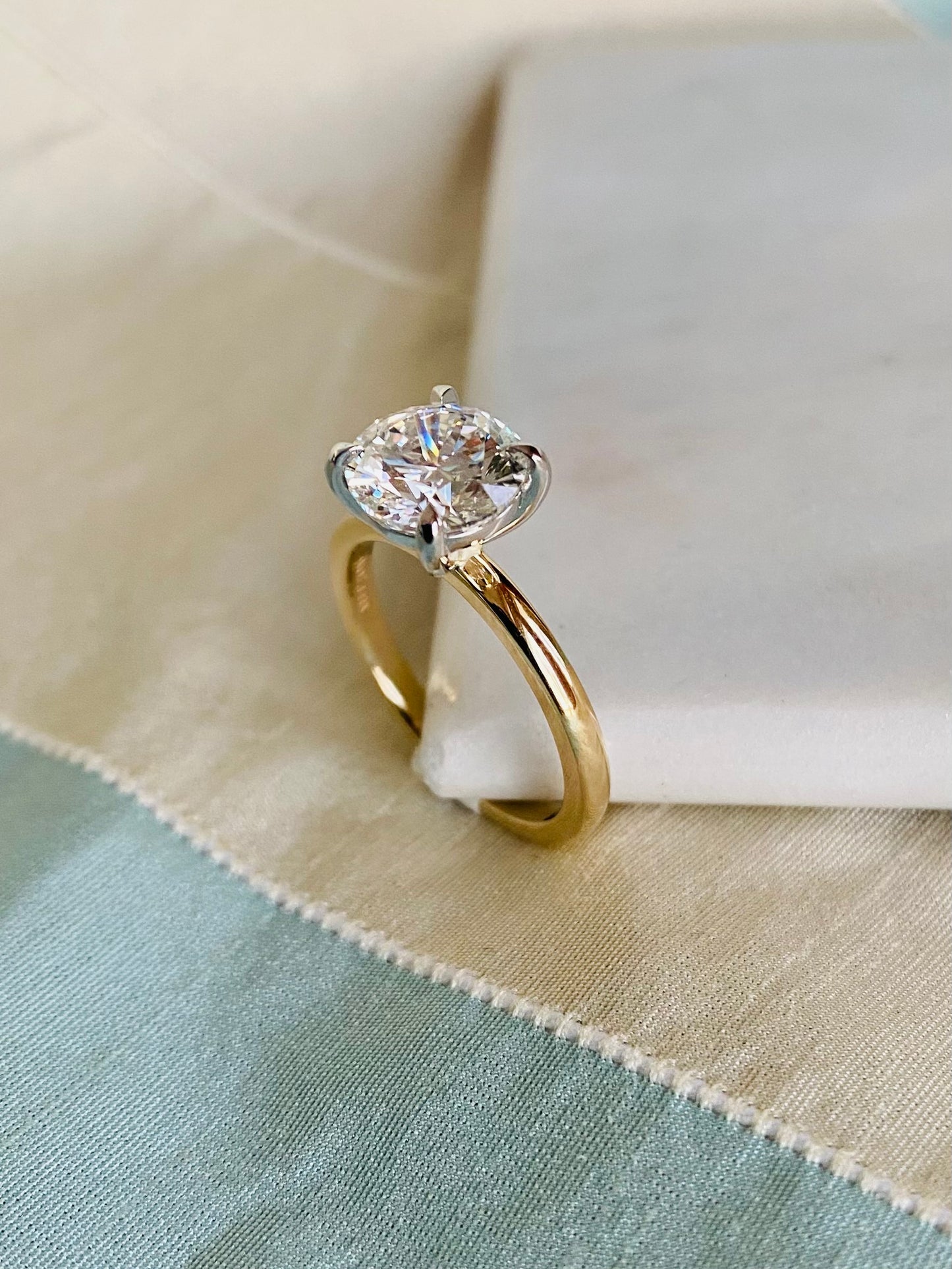 Lab Grown Diamond Solitaire Ring