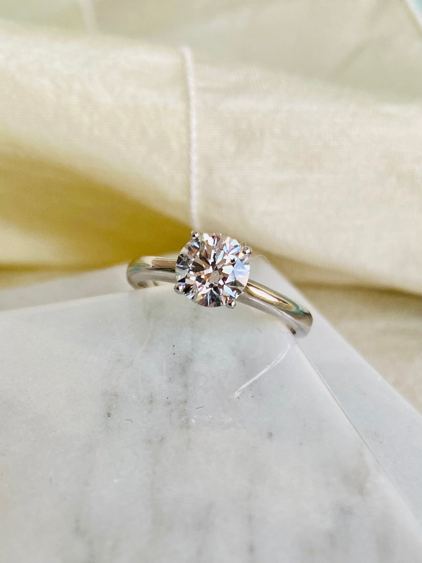 Lab Grown Diamond Solitaire Ring