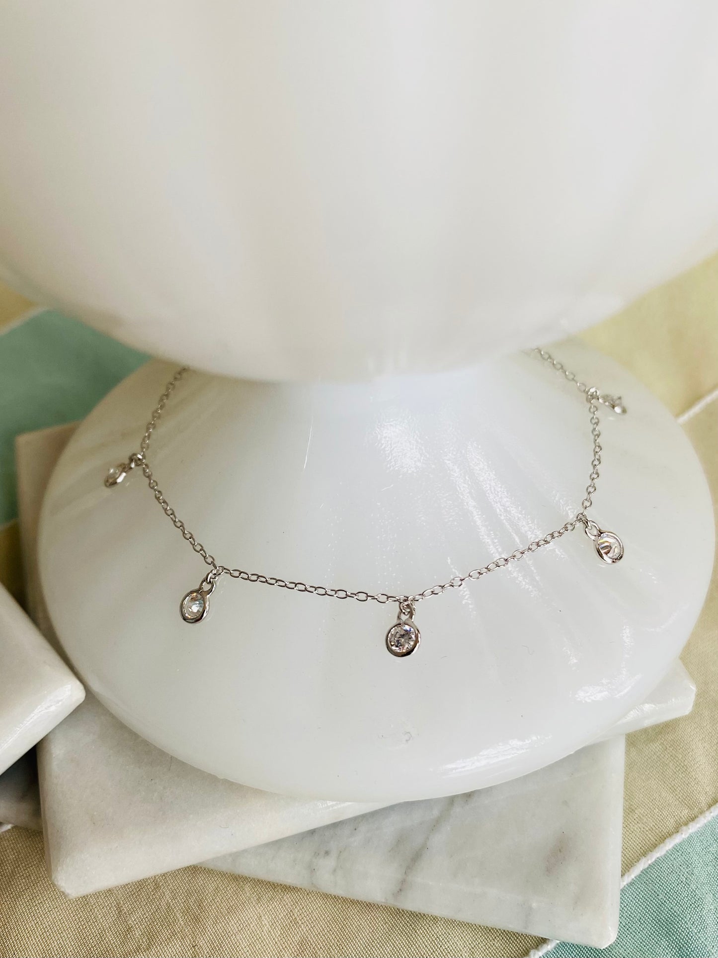 Sterling Silver Droplet Bracelet