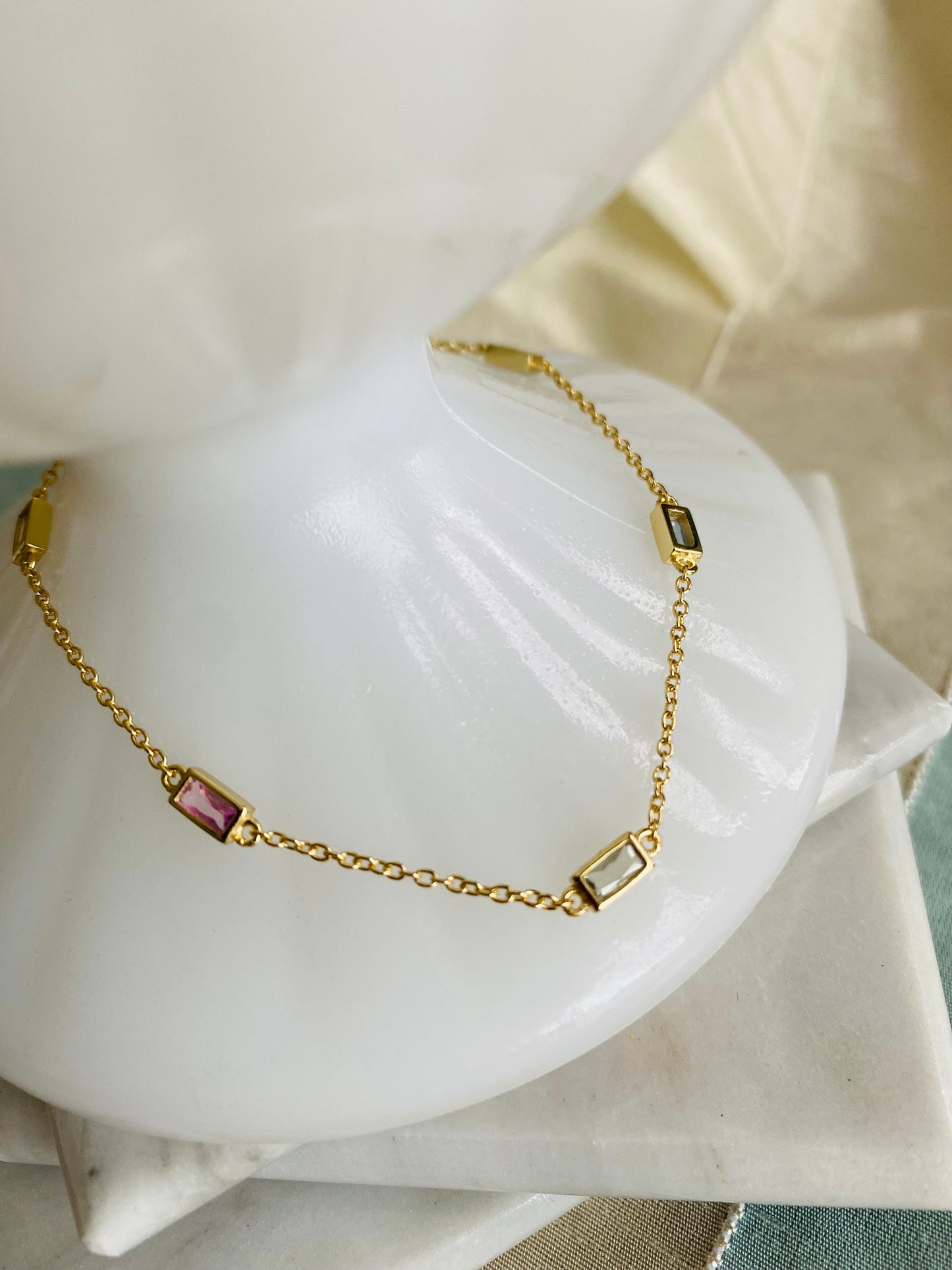 Multi-colour Gold Vermeil Bracelet