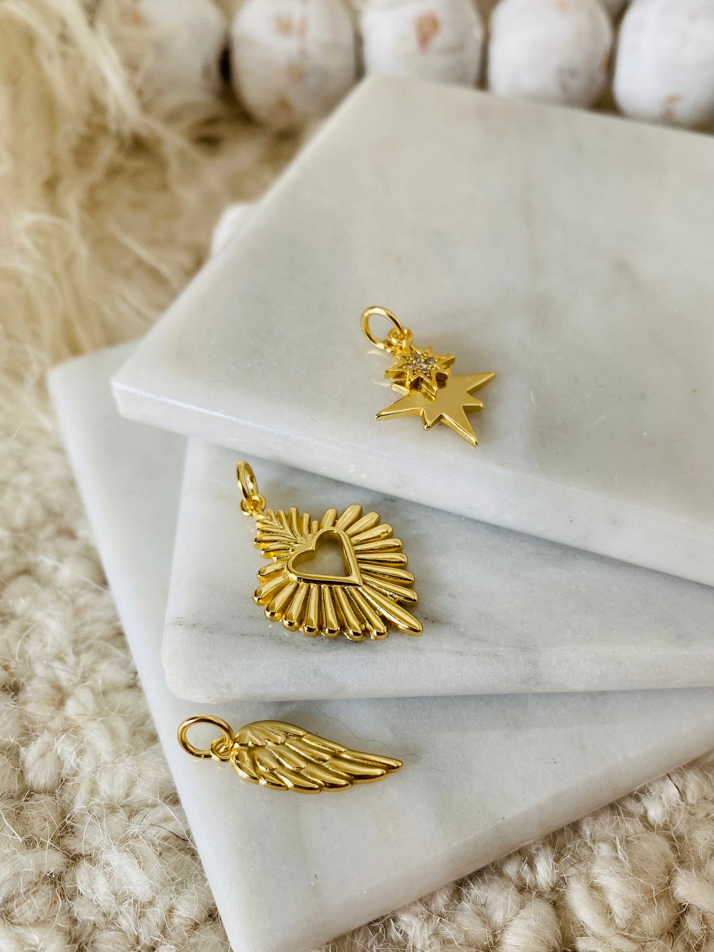 Sterling Silver Gold Vermeil Charms