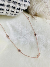 Load image into Gallery viewer, Sterling silver and Crystal necklace
