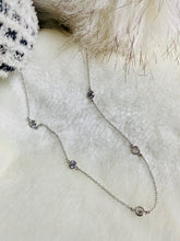 Load image into Gallery viewer, Sterling silver and Crystal necklace
