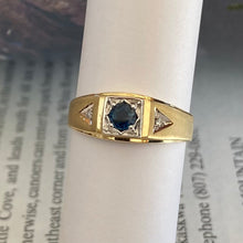 Load image into Gallery viewer, Men&#39;s Sapphire and Diamond Ring
