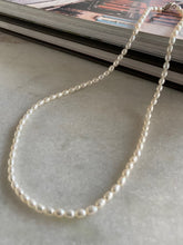 Load image into Gallery viewer, Freshwater Rice Pearl Necklace
