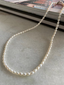 Freshwater Rice Pearl Necklace