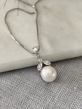 Load image into Gallery viewer, Pearl Pendant and Earring Set
