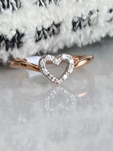 Load image into Gallery viewer, Open Heart Diamond Ring
