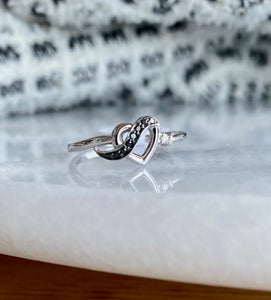 Cross My Heart Diamond Ring