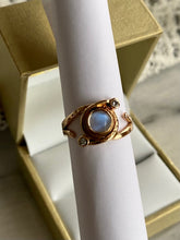 Load image into Gallery viewer, Moonstone and Diamond Ring
