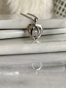 Diamond Pulse Heart Pendant