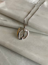 Load image into Gallery viewer, Diamond Pulse Heart Pendant
