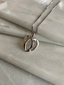 Diamond Pulse Heart Pendant