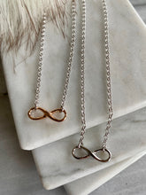 Load image into Gallery viewer, Silver Infinity Necklace
