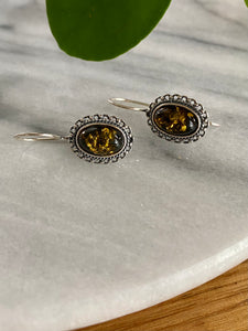 Amber Earrings