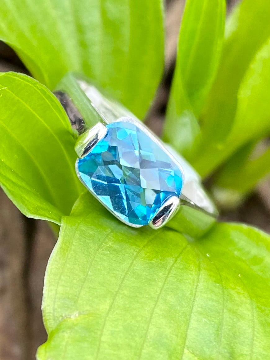 Blue Topaz Ring