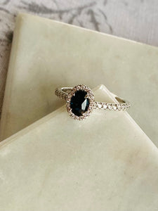 Sapphire and Diamond Ring