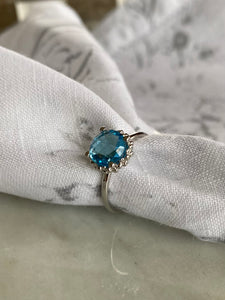 Blue Topaz Ring