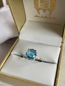 Blue Topaz Ring