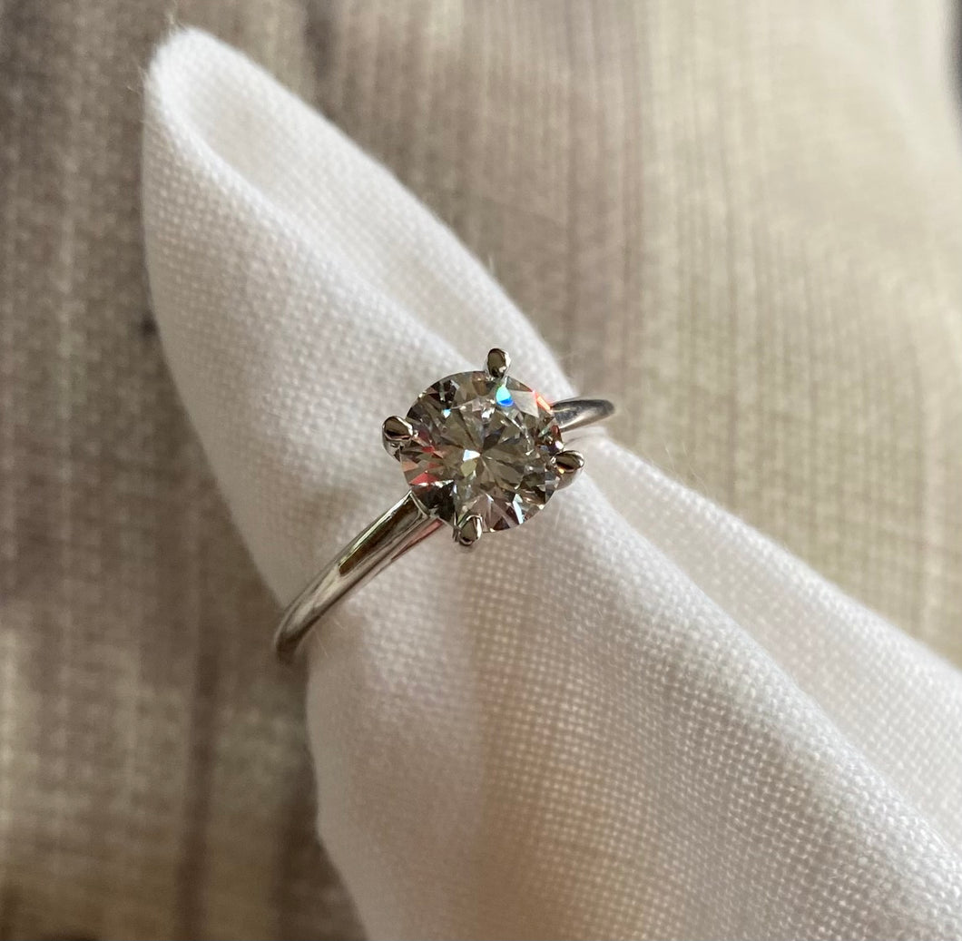 Lab Grown Diamond Solitaire Ring