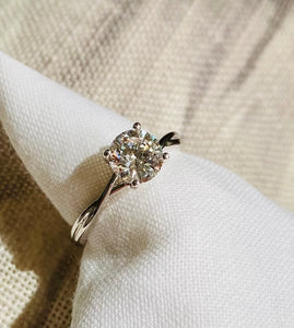 Lab Grown Diamond Solitaire Ring