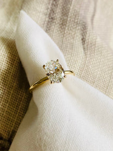 Lab Grown Diamond Solitaire Ring