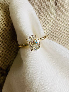 Lab Grown Diamond Solitaire Ring