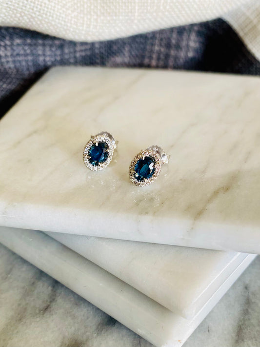 Sapphire Earrings