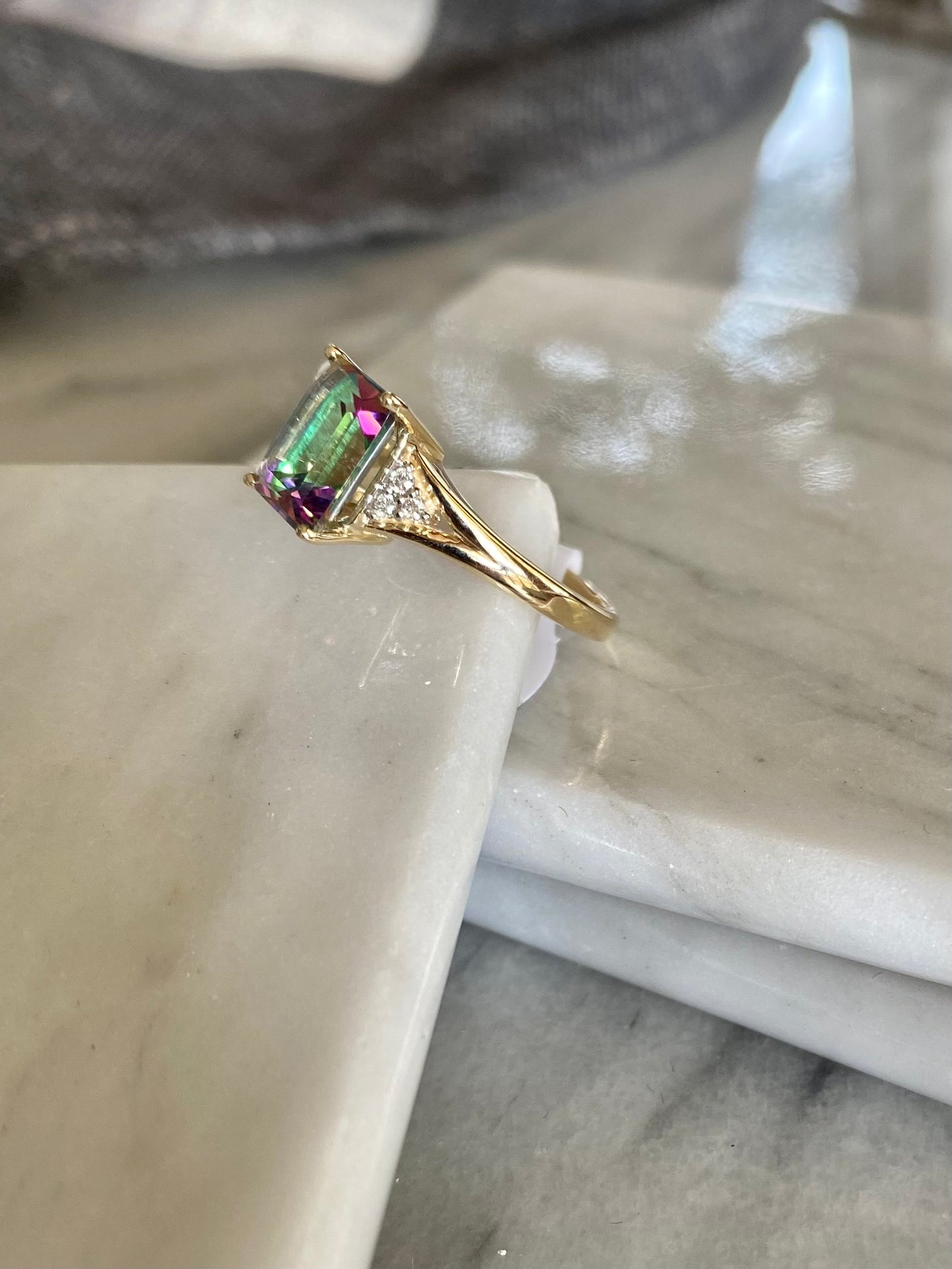 Mystic Topaz Ring