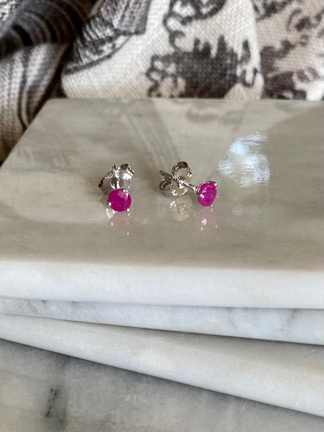 Ruby Earrings